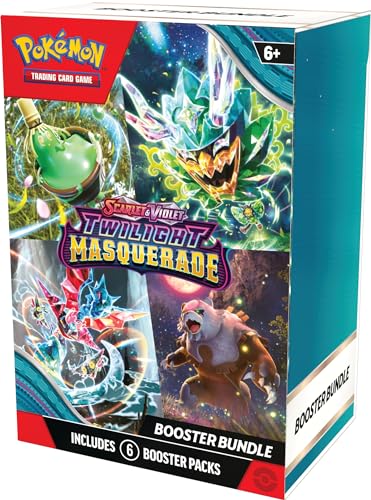 Pokémon TCG: Scarlet & Violet—Twilight Masquerade Booster Bundle (6 Boosters)