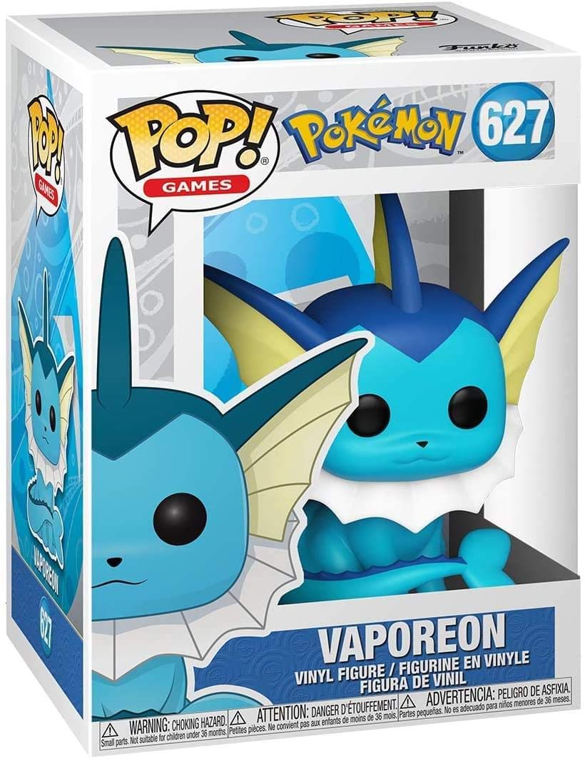 Funko Pop! Games: Pokemon - Vaporeon, Multicolor