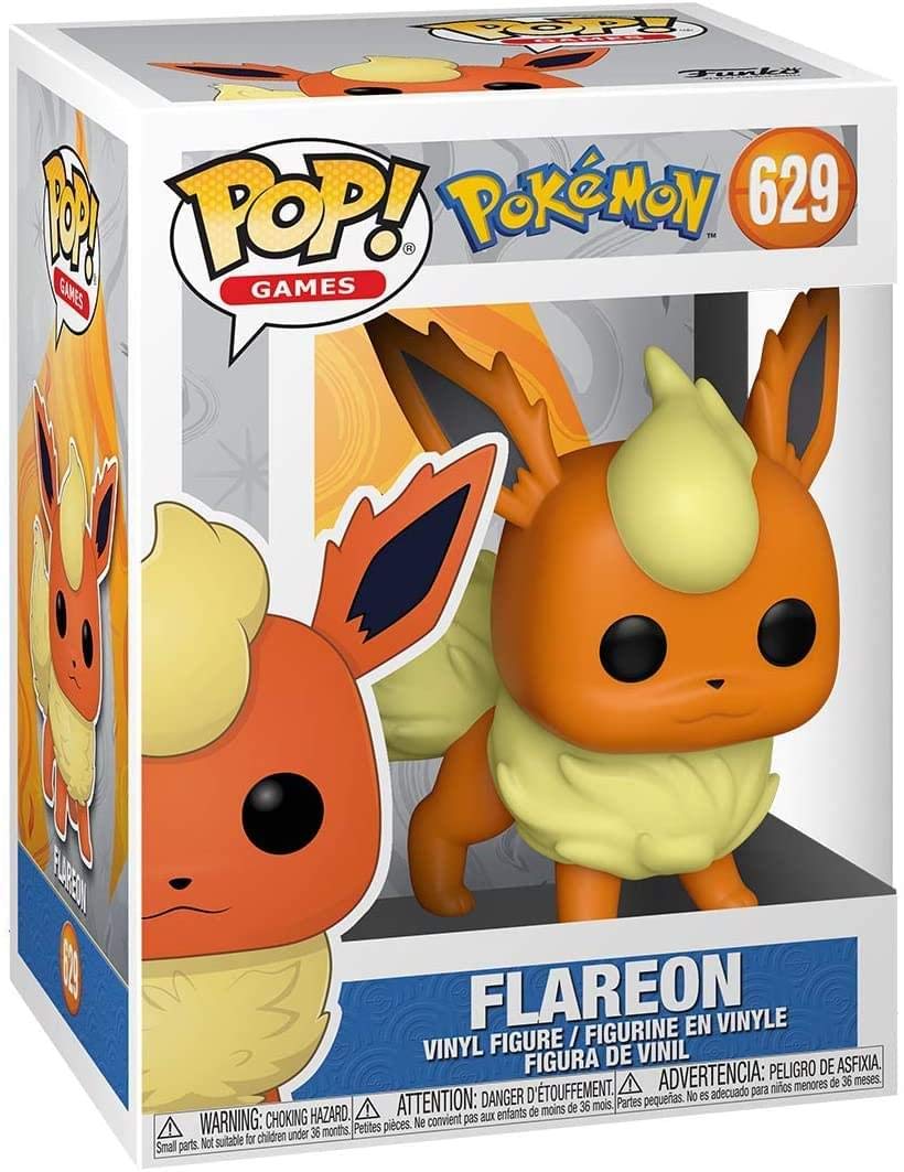 Funko Pop! Games: Pokemon - Flareon, Multicolor