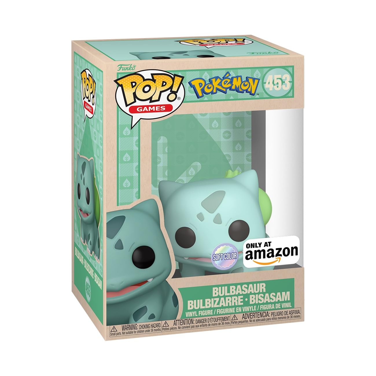 Funko Pop! Games: Pokemon - Bulbasaur (Soft Color)