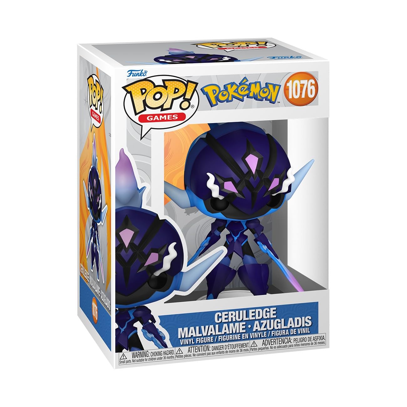 Funko Pop! Games: Pokemon - Ceruledge - Collectable Vinyl Figure - Gift Idea - Official Merchandise - Toys for Kids & Adults - Video Games Fans - Model Figure for Collectors and Display