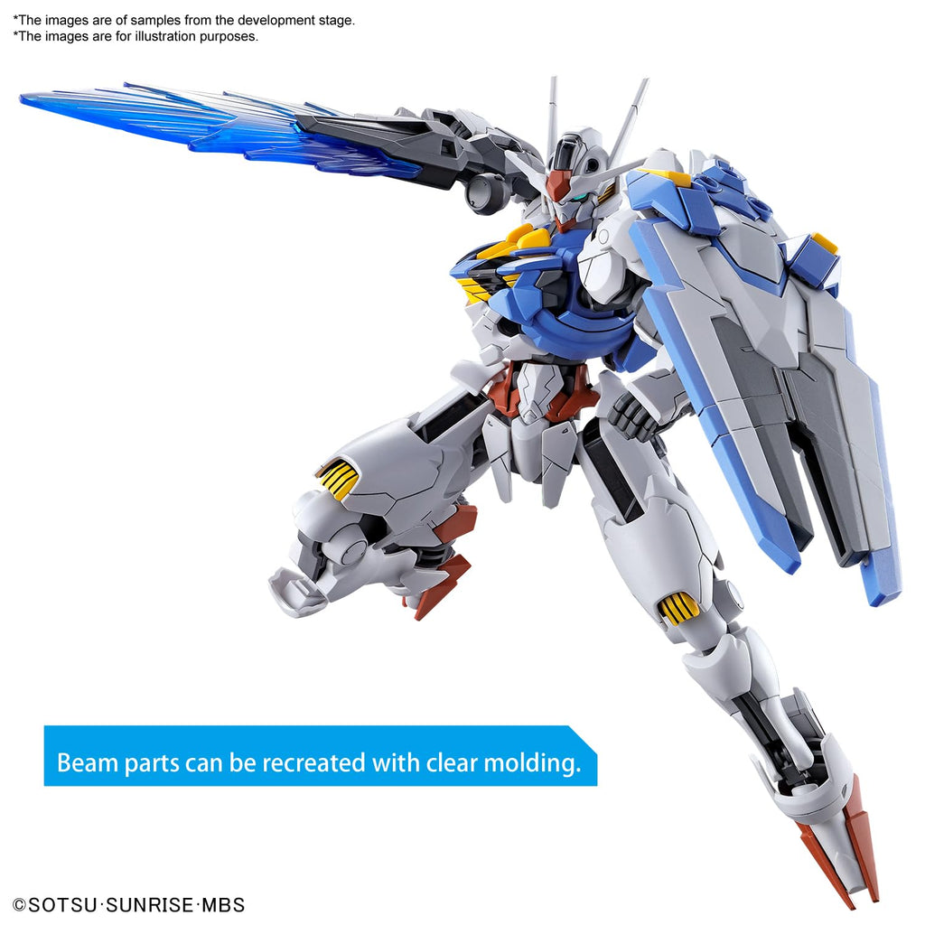 BANDAI NAMCO Entertainment HG 1/144 Mobile Suit Gundam The Witch from Mercury Aerial Gundam Model Kit, White (2593849)
