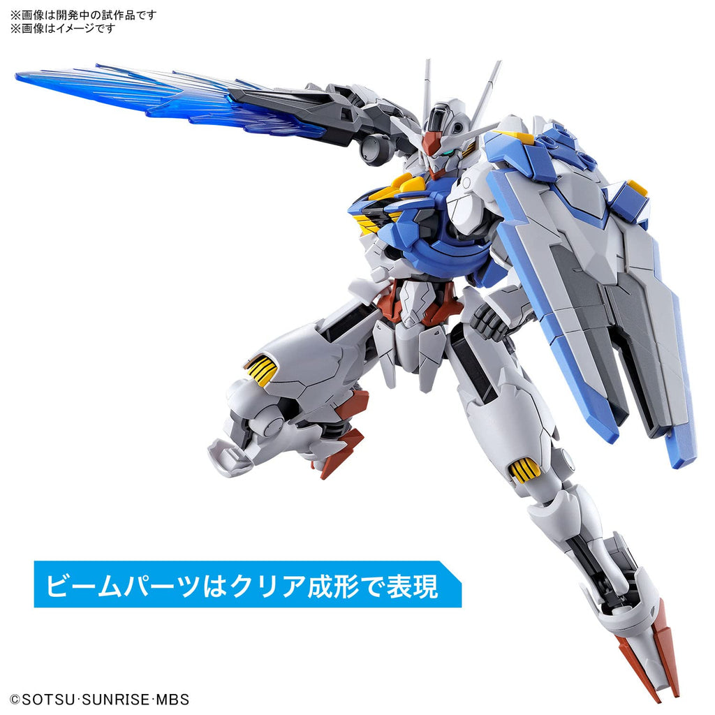 BANDAI NAMCO Entertainment HG 1/144 Mobile Suit Gundam The Witch from Mercury Aerial Gundam Model Kit, White (2593849)