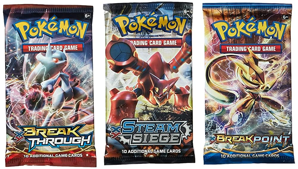 Pokemon Cards - 3 Booster Packs (Random Packs)