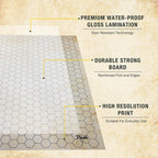 Double Sided Battle Game Mat for DND - Tabletop RPG Game Map. Great for Dungeons and Dragons, Pathfinder, Warhammer, and Other Tabletop RPG Games