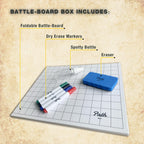 Double Sided Battle Game Mat for DND - Tabletop RPG Game Map. Great for Dungeons and Dragons, Pathfinder, Warhammer, and Other Tabletop RPG Games