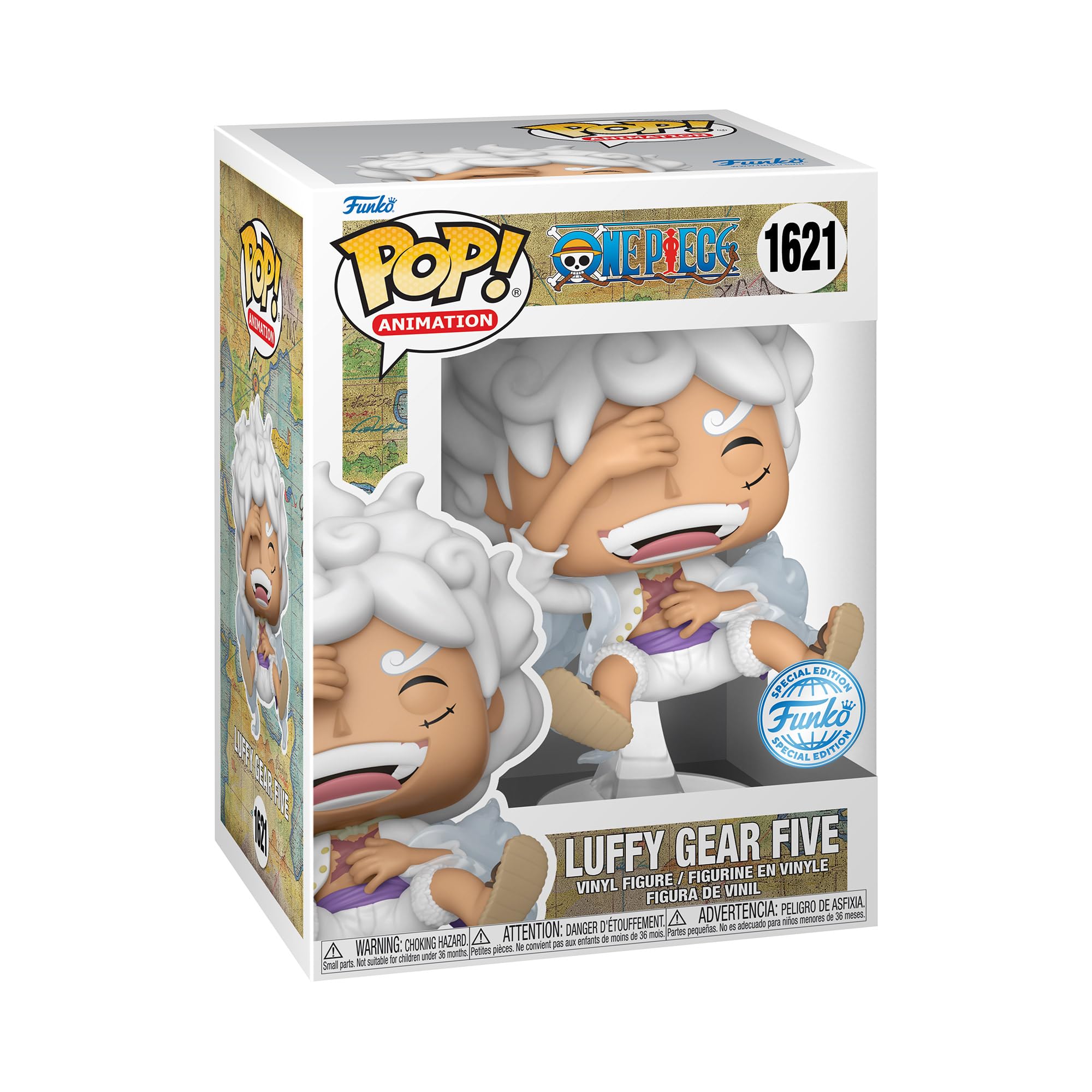Funko Pop! One Piece: Luffy Gear Five 1621 Sticker Special Edition