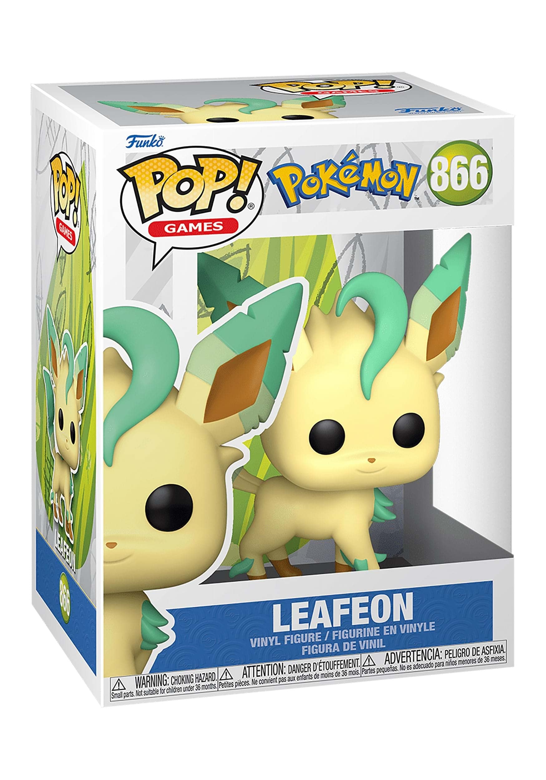 Funko Pop! Games: Pokemon - Leafeon, Multicolor, 62266