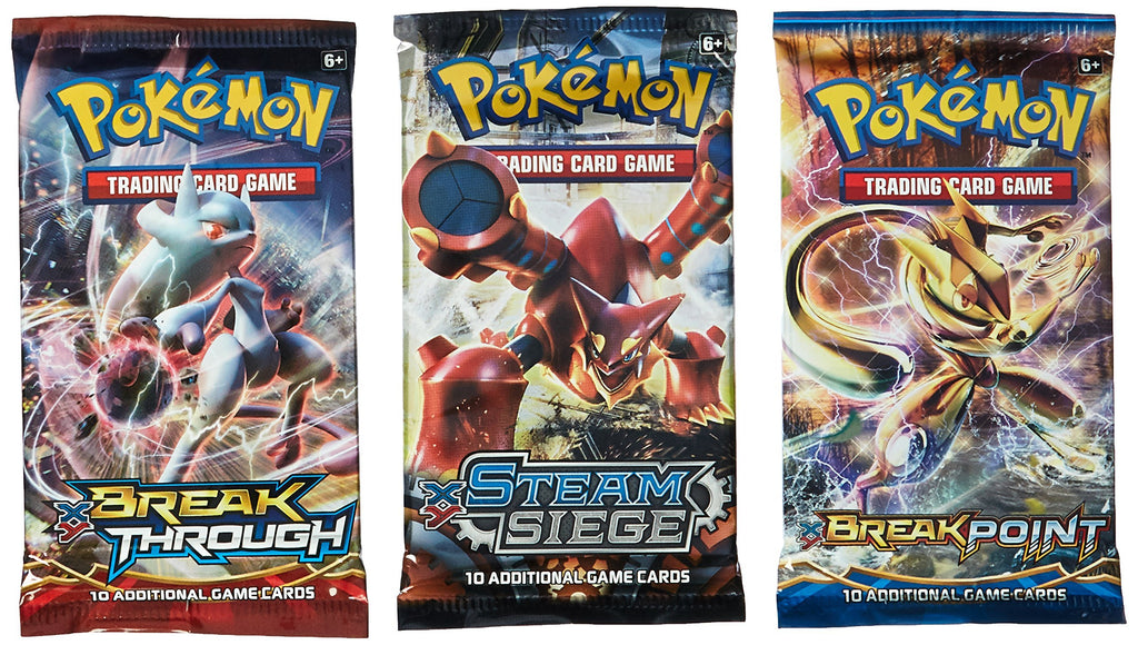 Pokemon Cards - 3 Booster Packs (Random Packs)